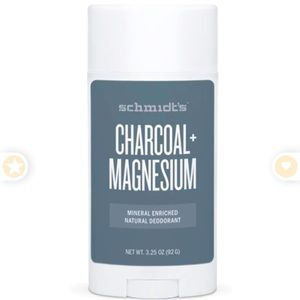 Schmidt’s Charcoal and Magnesium deodorant. New.